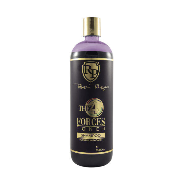 botella de 1 litro de Champú matizador 4 Forces de la marca Robson Peluquero
