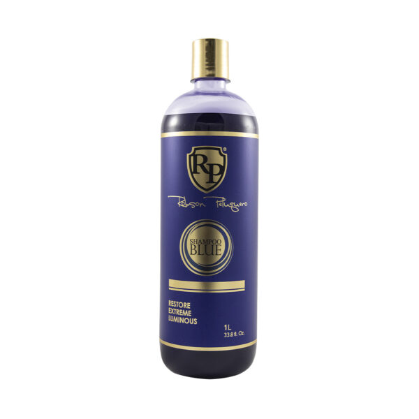 botella de 1 litro de Champú matizador Blue de la marca Robson Peluquero