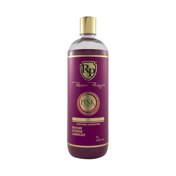 botella de 1 litro de Matizador Pink Toner de Robson Peluquero.