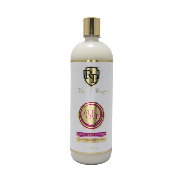 Botella de 1 litro de Alisado White Love de Robson Peluquero.
